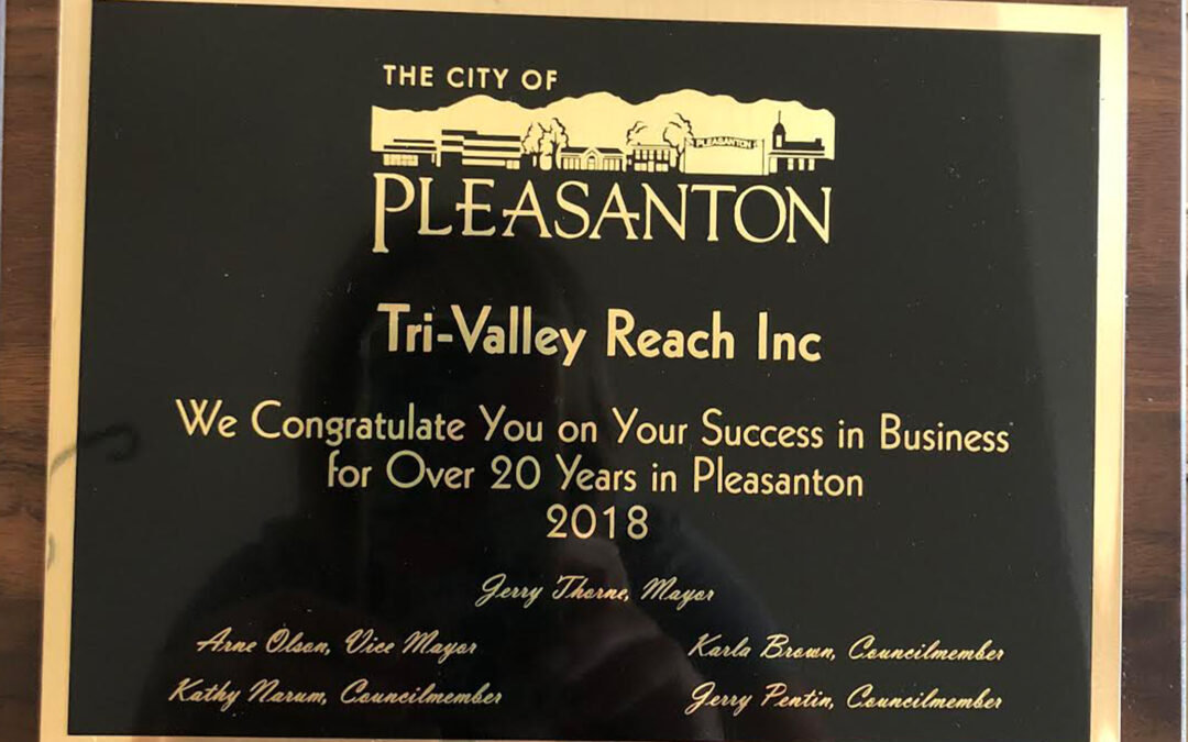REACH receives recognition award from Pleasanton’s City Council